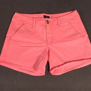 Neon pink shorts